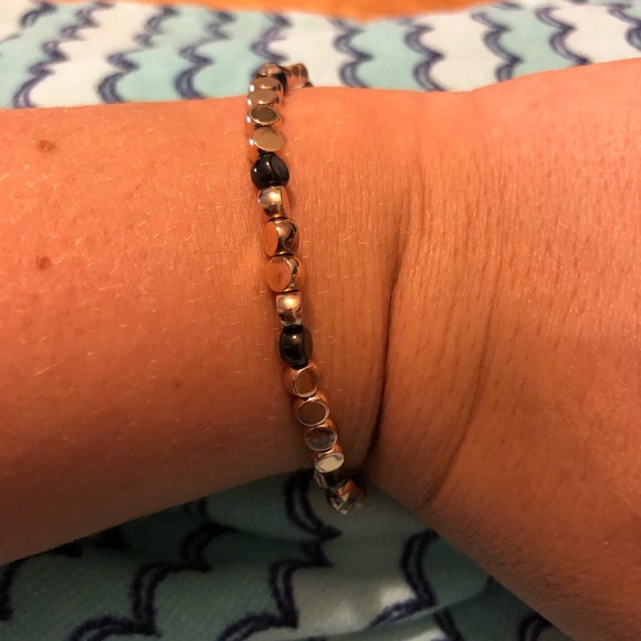 Fossil leather adjustable bracelet - Picture 4 of 4